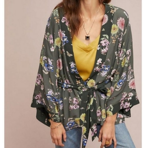 Anthropologie Sweaters - KACHEL × Anthropologie Roberta Floral Kimono